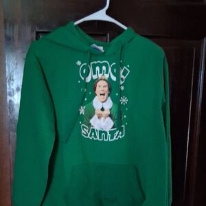 Santana Canada Green "OMG Santa!" Hooded Sweatshirt